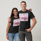 Blütenrosa Lila Magnolien - Frühjahrswoche Blume T-Shirt (Unisex)