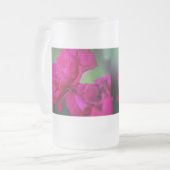Blütenrosa Mattierte Glasbläserbläser Tasse (Vorderseite Links)
