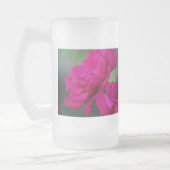Blütenrosa Mattierte Glasbläserbläser Tasse (Links)