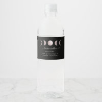 Blütenrosa Mondphasen Yoga Studio Wasserflasche