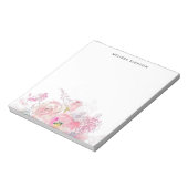 Blütenrosa Notizblock (Rotiert)
