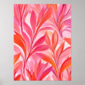 Blütenrosa Poster (Vorne)