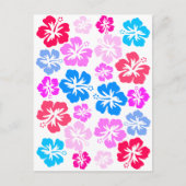 Blütenrosa Postkarte (Vorderseite)
