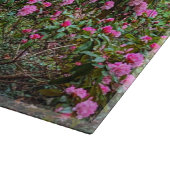 Blütenrosa Rhododendron Shrub Floral Schneidebrett (Ecke)