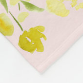 Blütenrosa Rosa Erdnuss Fleece Blanka (Ecke)