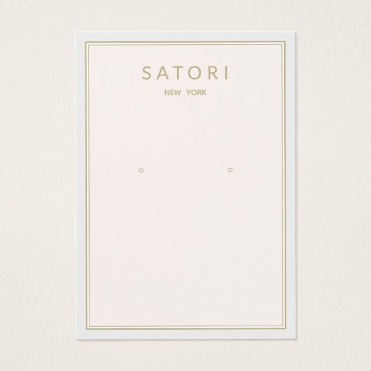 Blütenrosa, rosafarbene Grenze - Schmuckstück-Anze (Vorderseite)