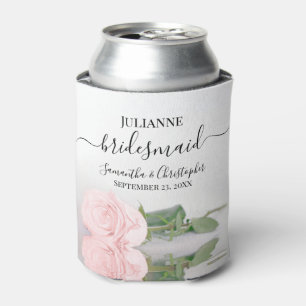 Blütenrosa Rose Hochzeitsfeier Dosenkühler