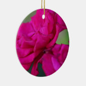 Blütenrosa Rose Keramikornament (Rechts)