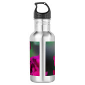 Blütenrosa Rose Wasserflasche (Rückseite)