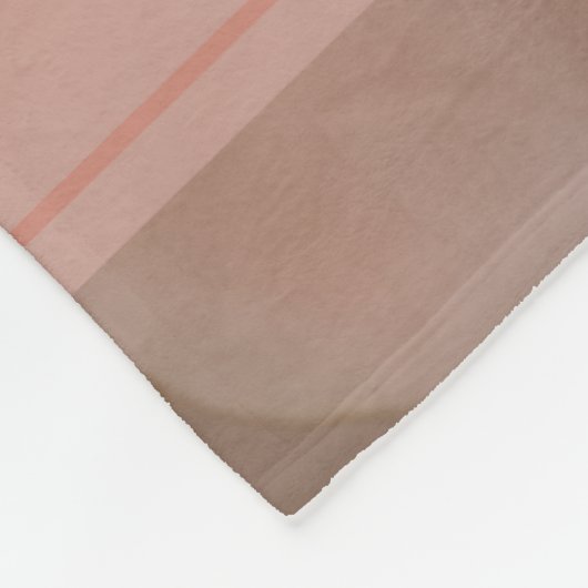 Blütenrosa Rosenblume Fleecedecke (Ecke)