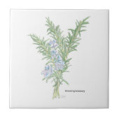 Blütenrosemary Fliese (Vorderseite)