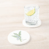 Blütenrosemary Getränkeuntersetzer (Seite)