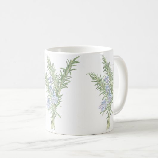 Blütenrosemary Kaffeetasse (VorderseiteRechts)