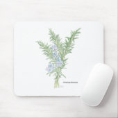 Blütenrosemary Mousepad (Mit Mouse)