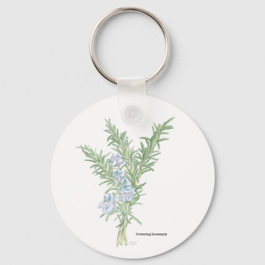 Blütenrosemary Schlüsselanhänger (Vorderseite)