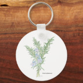 Blütenrosemary Schlüsselanhänger (Vorderseite)
