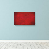 Blütenrot Abstrakte Textur mit Kratzern Leinwanddruck (Insitu (Holzboden))