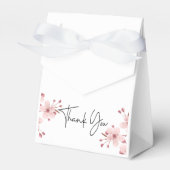 Blütenrot Danke für Ihre Gefälligkeitsbox Geschenkschachtel (Vorderseite)