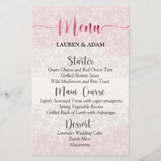 Blütenrot Rosa Farbe (Vorderseite)