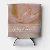 Blütenrot Rosa Gastgeschenke Hochzeit Dosenkühler (Vorderseite)