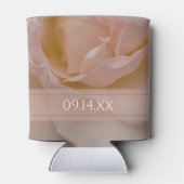 Blütenrot Rosa Gastgeschenke Hochzeit Dosenkühler (Rückseite)