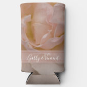 Blütenrot Rosa Gastgeschenke Hochzeit Selters Dosenkühler (Vorderseite)