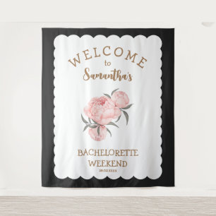 Blütenrot Rosa Giro del Malcantone Wandteppich