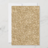 Blütenrot Rosa Glitzer Schmetterling Sweet 16 Einladung (Rückseite)