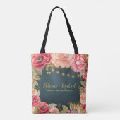 Blütenrot Rosa Meerjungfrau oh Ehre Tasche (Rückseite)