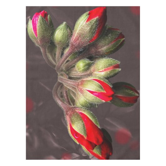 Blütenrot und dunkel tischdecke (Vorderseite)