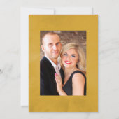 Blütenrot und Goldweinverkostung Hochzeit Save The Date (Rückseite)