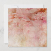 Blütenrot Vintag Save The Date (Rückseite)