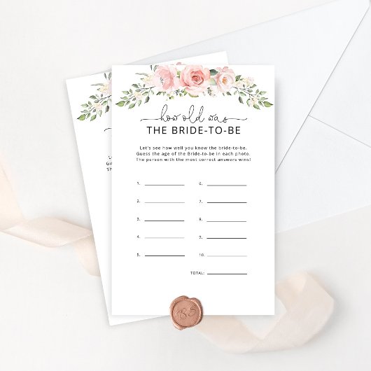 Blütenrot Wie alt war die Braut, um zu spielen