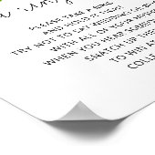 Blütenröte klingelte auf das Poster (Ecke)