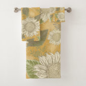 Blütenrustikale Landblütenblüte Badhandtuch Set (Insitu)