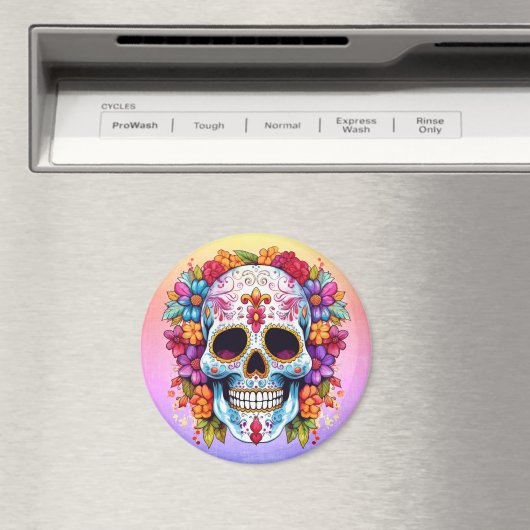 Blütenschädel Magnet (In Situ (Geschirrspüler))