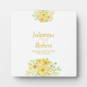 Blütenschildkröte Fotoplatte (Vorderseite)