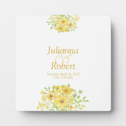 Blütenschildkröte Fotoplatte (Vorderseite)