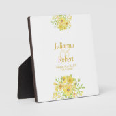 Blütenschildkröte Fotoplatte (Vorderseite)