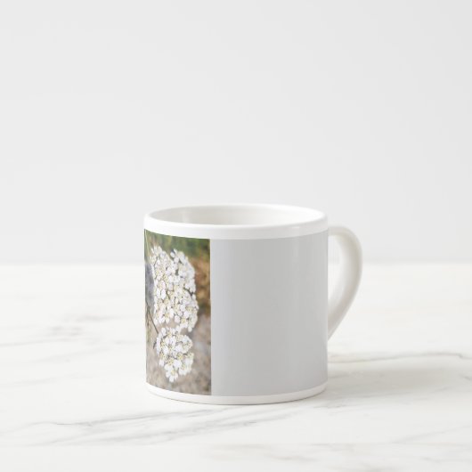 Blütenschlückchen – Schafgarbe Espressotasse (Vorderseite Rechts)