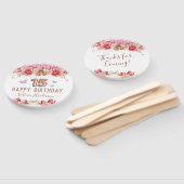 Blütenschmetterlinge Rosa Glückwunsch 15. Geburtst Fächer (Non-assembled)