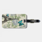 Blütenschmetterlingsturm Gepäckanhänger (Rückseite horizontal)