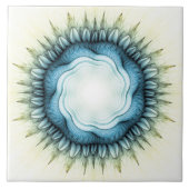 Blütenschmuck Fliese (Vorderseite)