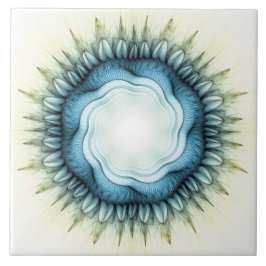 Blütenschmuck Fliese