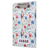 Blütenschnecke Nahtloses Muster Klemmbrett (Links)