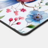 Blütenschnecke Nahtloses Muster Schreibtischunterlage (Ecke)