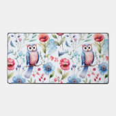 Blütenschnecke Nahtloses Muster Schreibtischunterlage (Vorderseite)