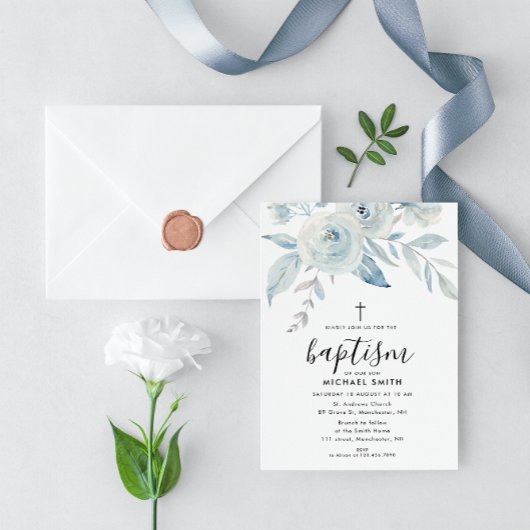 Blütenschrift Einladung