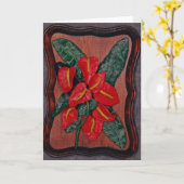 Blütenschweif Karte (Gelbe Blume)