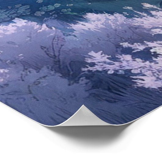 Blütensee Poster (Ecke)